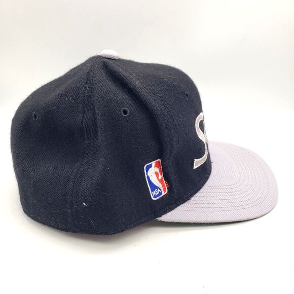 Vintage SAN ANTONIO SPURS Sports Specialties Script Fitted 7 1/2 Hat Cap NBA 80s - Picture 2 of 8